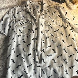 This is a lose fit Denim top for men the brand is Zara